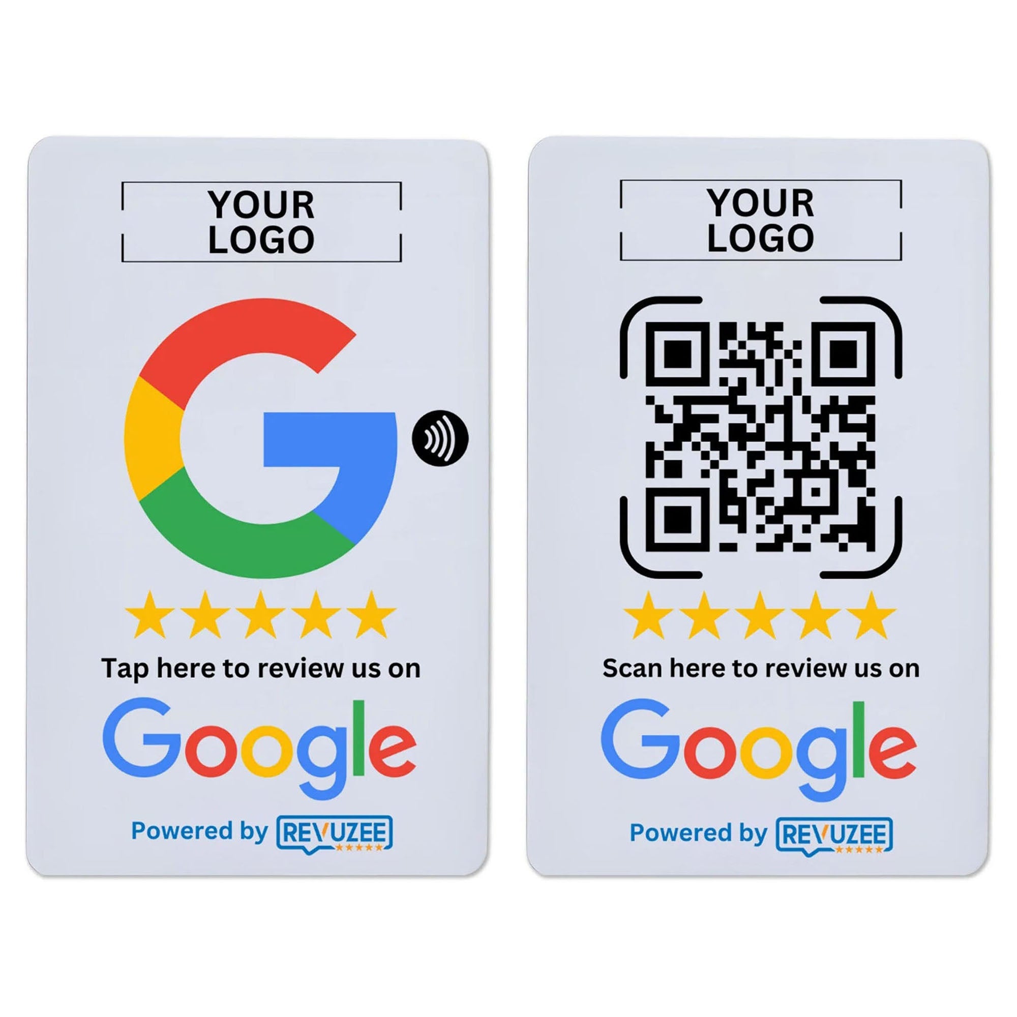 Google Tap Card with Your Logo (Double-Sided)